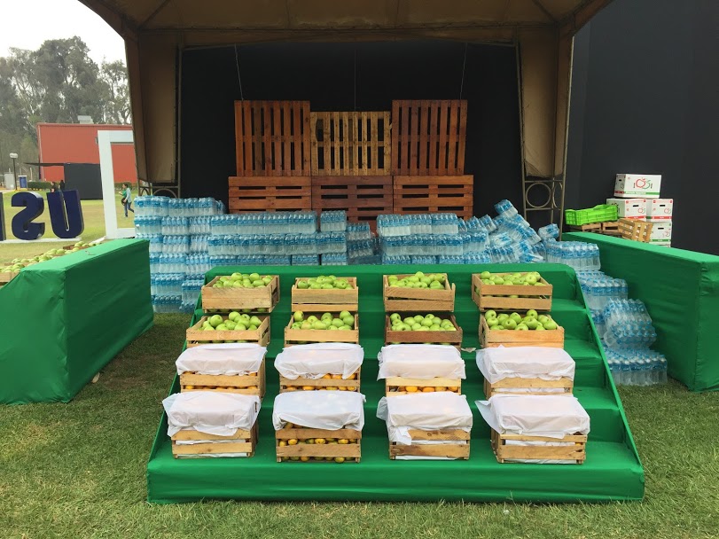 stand frutas y aguas usil fest